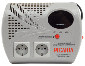 Стабилизатор напряжения Ресанта АСН-1 000 Н2/1-Ц