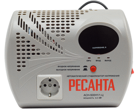 Стабилизатор напряжения Ресанта АСН - 500 Н/1-Ц