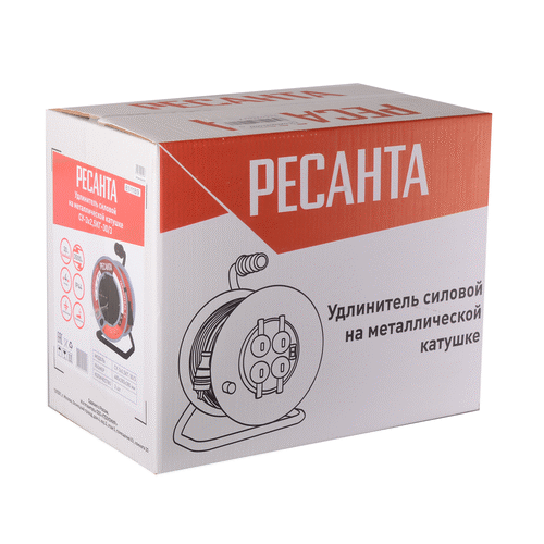 Удлинитель силовой Ресанта СУ-3х2,5КГ-30/3