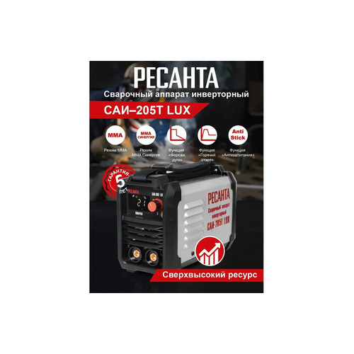 Сварочный инвертор Ресанта САИ-205Т LUX