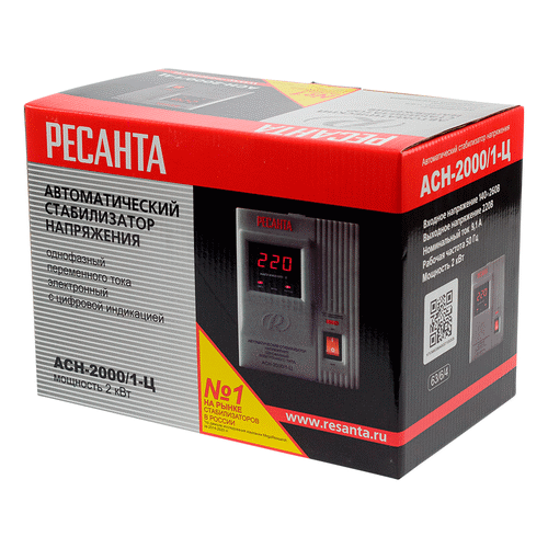 Стабилизатор напряжения Ресанта АСН-2000/1-Ц