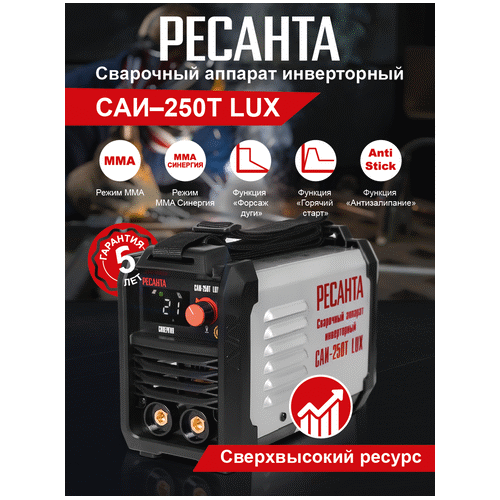 Сварочный инвертор Ресанта САИ-250Т LUX
