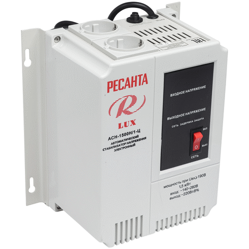 Стабилизатор напряжения Ресанта АСН-1500Н/1-Ц Lux