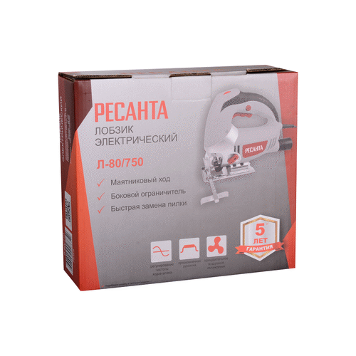 Электрический лобзик Ресанта Л-80/750
