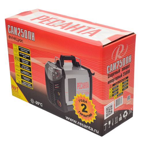 Сварочный инвертор Ресанта САИ250ПН