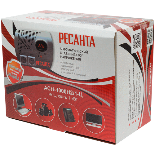 Стабилизатор напряжения Ресанта АСН-1 000 Н2/1-Ц