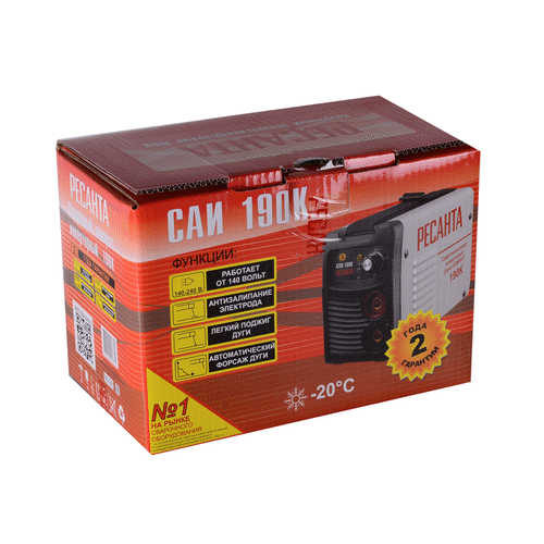 Сварочный инвертор Ресанта САИ190К