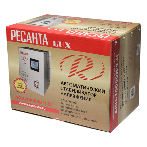 Стабилизатор напряжения Ресанта АСН-10000 Н/1-Ц Lux