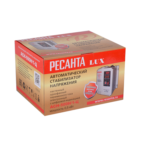 Стабилизатор напряжения Ресанта АСН- 500Н/1-Ц
