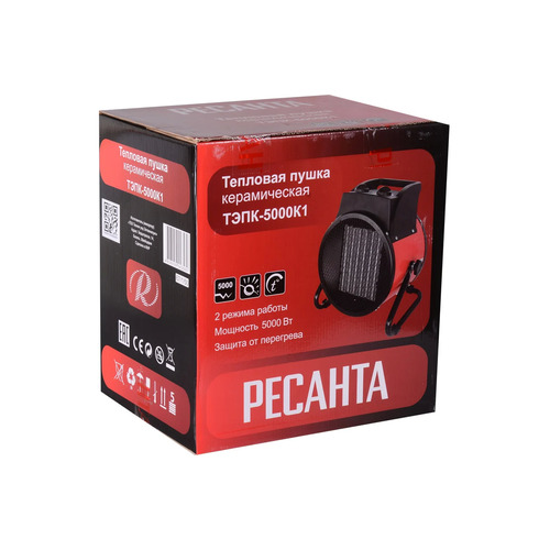 Пушка тепловая электрическая Ресанта ТЭПК-5000К1