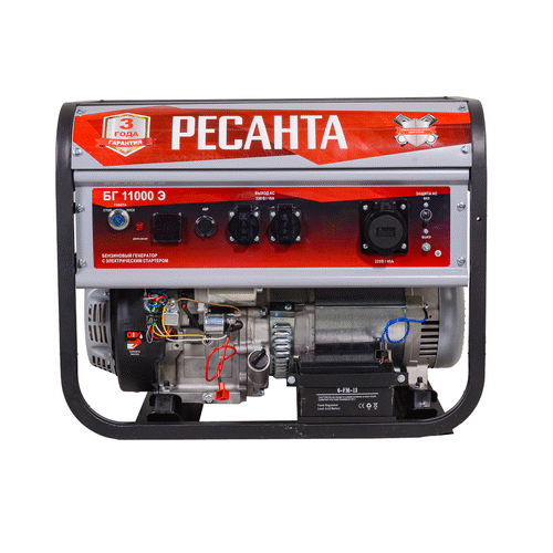 Бензиновый генератор Ресанта БГ11000Э