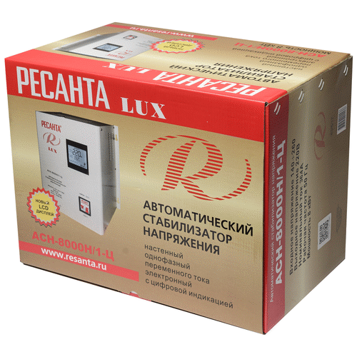 Стабилизатор напряжения Ресанта АСН-8000 Н/1-Ц Lux
