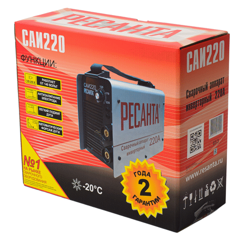 Сварочный инвертор Ресанта САИ 220