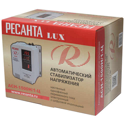 Стабилизатор напряжения Ресанта АСН-1500Н/1-Ц Lux
