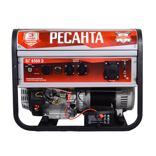 Бензиновый генератор Ресанта БГ 6500 Э