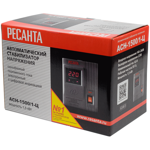 Стабилизатор напряжения Ресанта АСН-1500/1-Ц