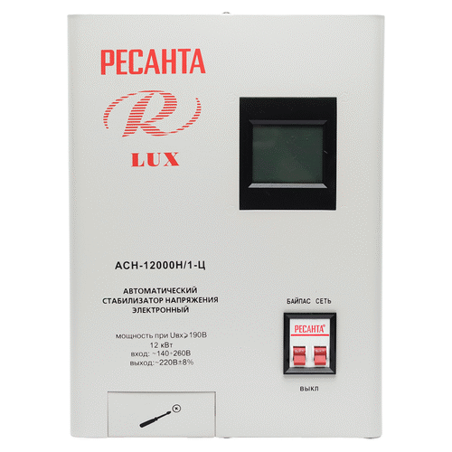 Стабилизатор напряжения Ресанта АСН-12000 Н/1-Ц Lux