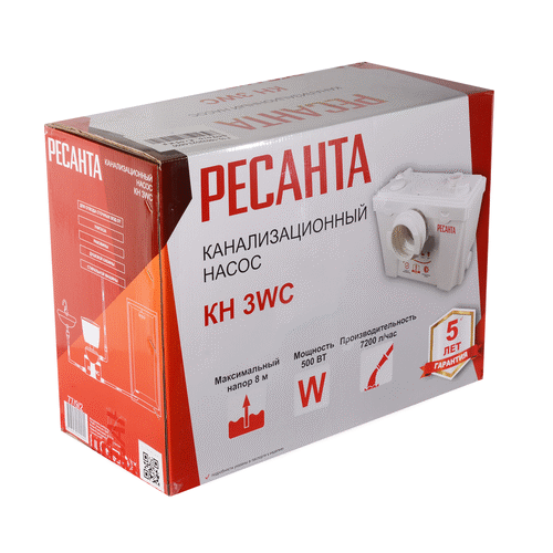 Канализационный насос Ресанта КН 3WC