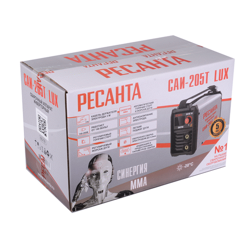 Сварочный инвертор Ресанта САИ-205Т LUX