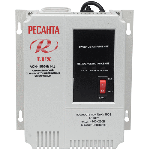 Стабилизатор напряжения Ресанта АСН-1500Н/1-Ц Lux