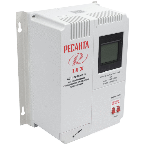 Стабилизатор напряжения Ресанта АСН-3000Н/1-Ц Lux