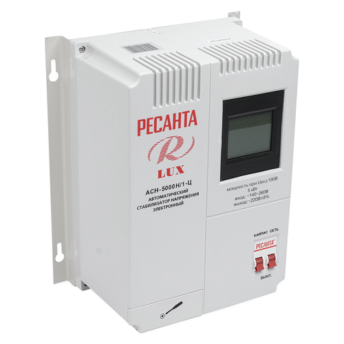 Стабилизатор напряжения Ресанта АСН-5000 Н/1-Ц Lux