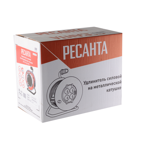 Удлинитель силовой Ресанта СУ-3х1,5-30/3