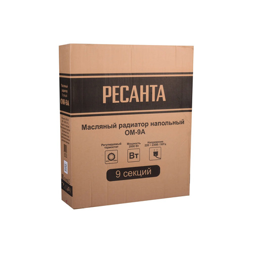 Масляный радиатор Ресанта ОМ-9А