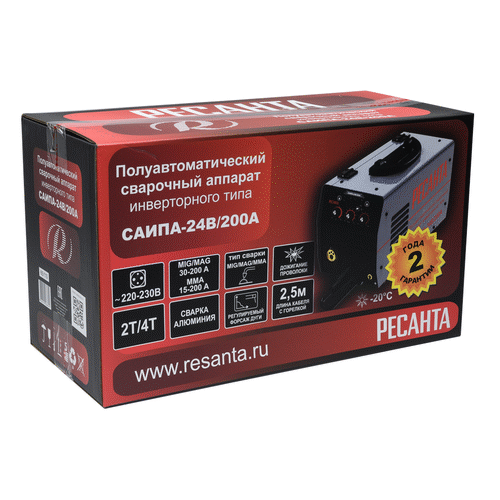 Полуавтомат сварочный Ресанта САИПА-24В/200А MIG