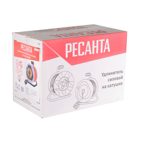 Удлинитель силовой Ресанта СУ-2х1-30/2ВР