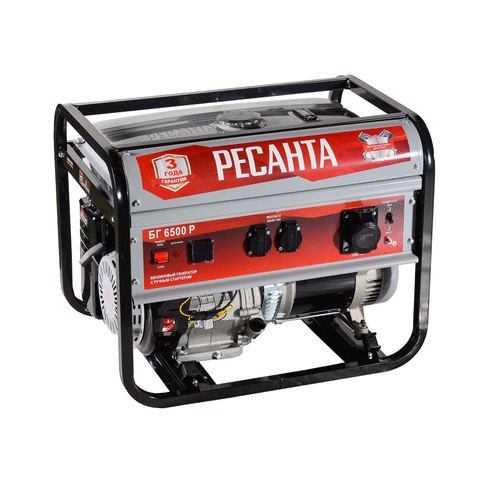 Бензиновый генератор Ресанта БГ 6500 Р