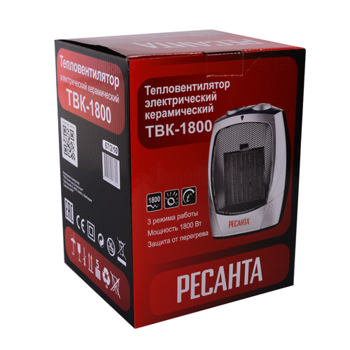 Тепловентилятор Ресанта ТВК-1800