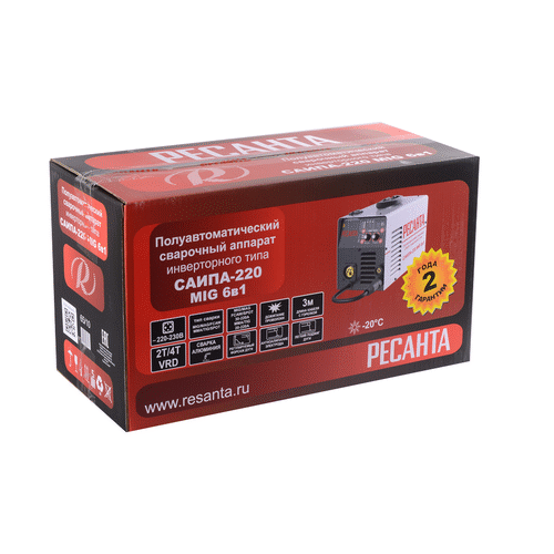 Полуавтомат сварочный Ресанта САИПА-220