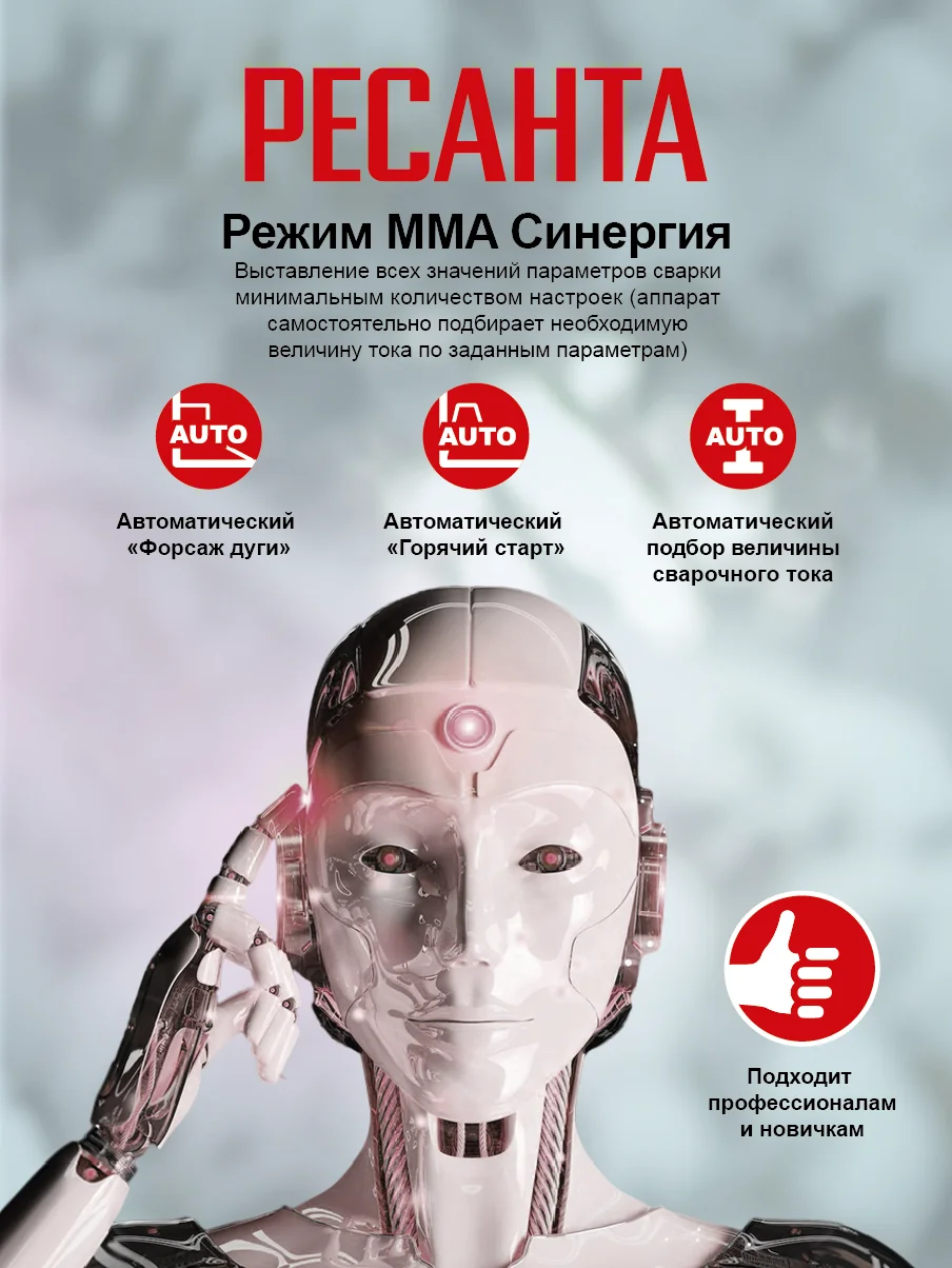 Сварочный инвертор Ресанта САИ-250Т LUX