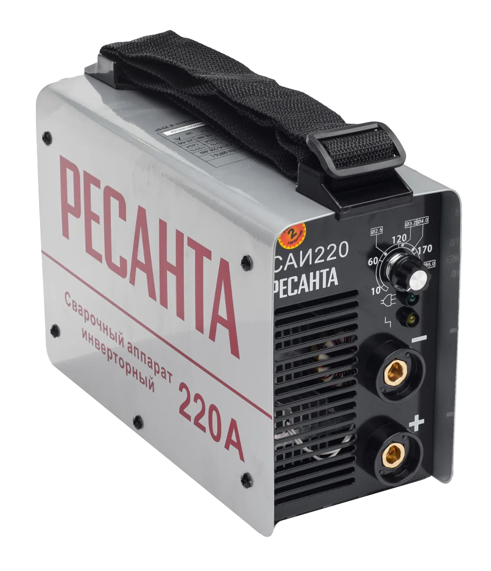 Сварочный инвертор Ресанта САИ 220 в кейсе