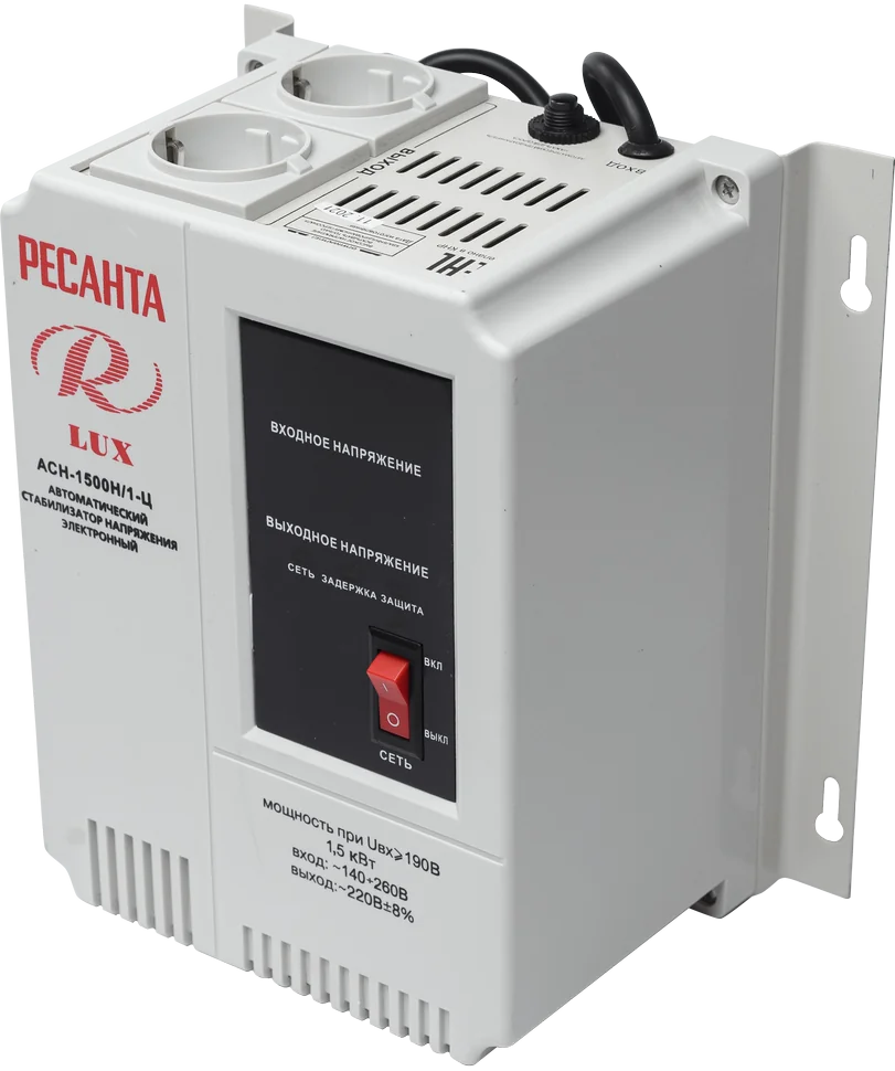 Стабилизатор напряжения Ресанта АСН-1500Н/1-Ц Lux