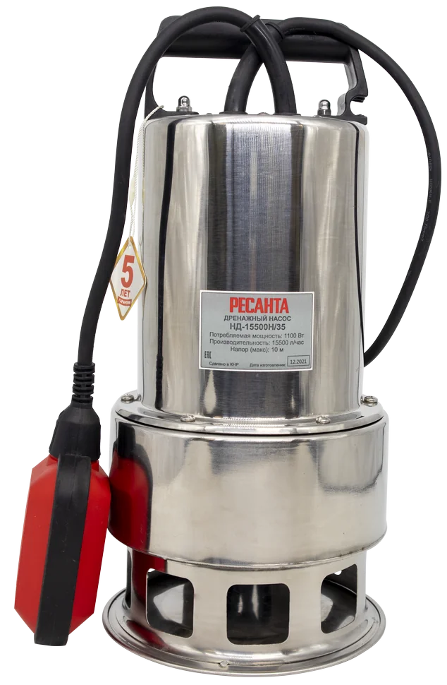 Дренажный насос Ресанта НД-15500Н/35