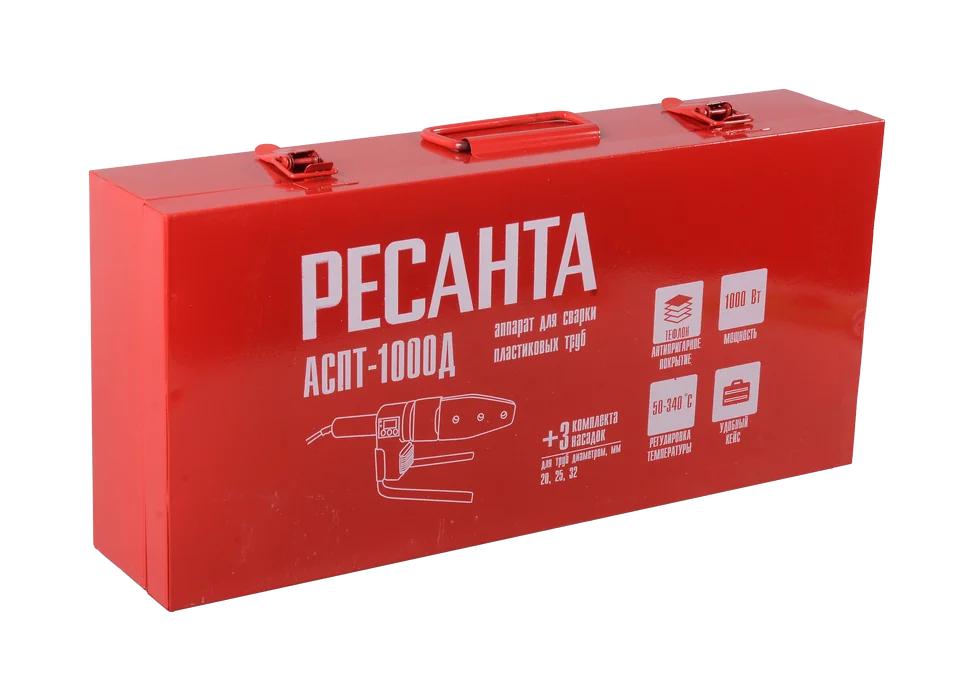 Аппарат для сварки пластиковых труб Ресанта АСПТ-1000Д
