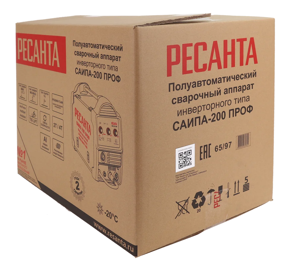 Полуавтомат сварочный Ресанта САИПА-200ПРОФ (MIG/MAG)