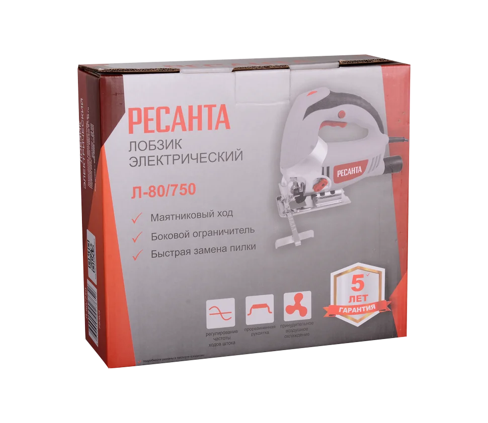 Электрический лобзик Ресанта Л-80/750