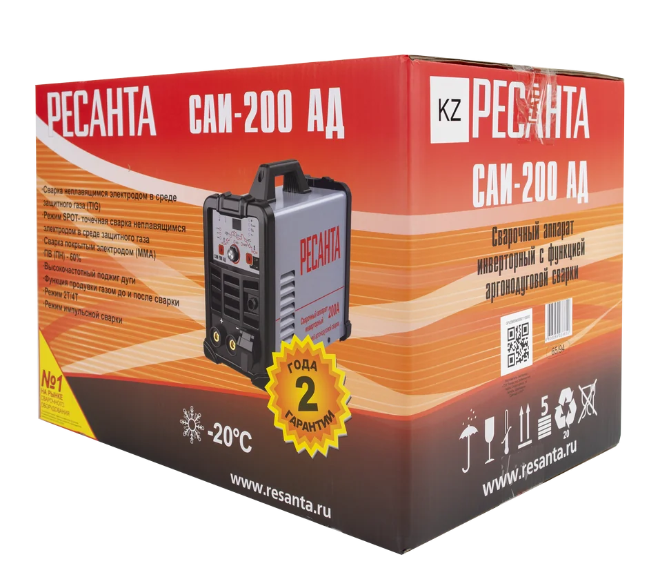 Сварочный инвертор Ресанта САИ- 200АД