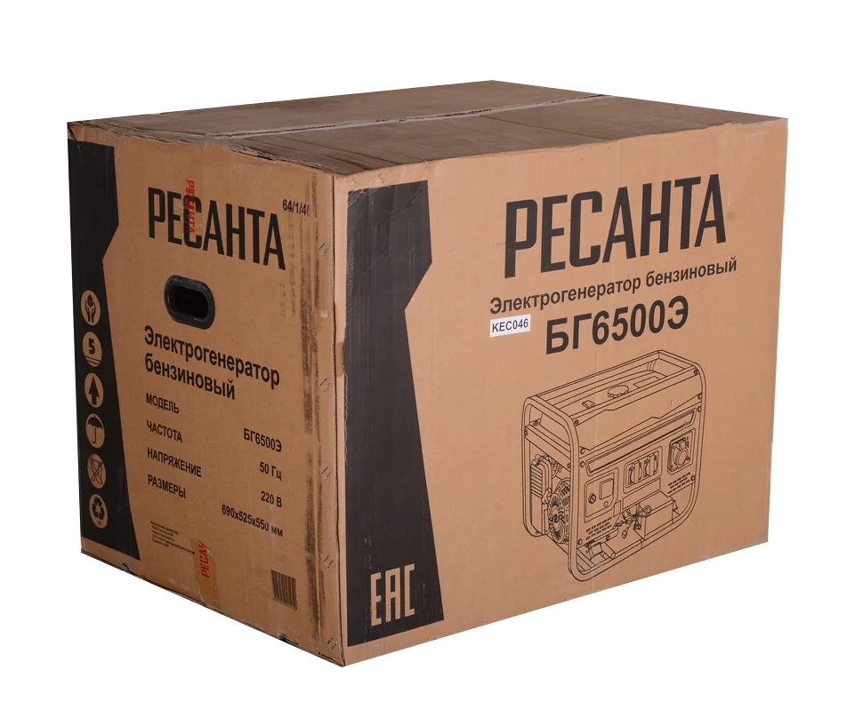 Бензиновый генератор Ресанта БГ 6500 Э