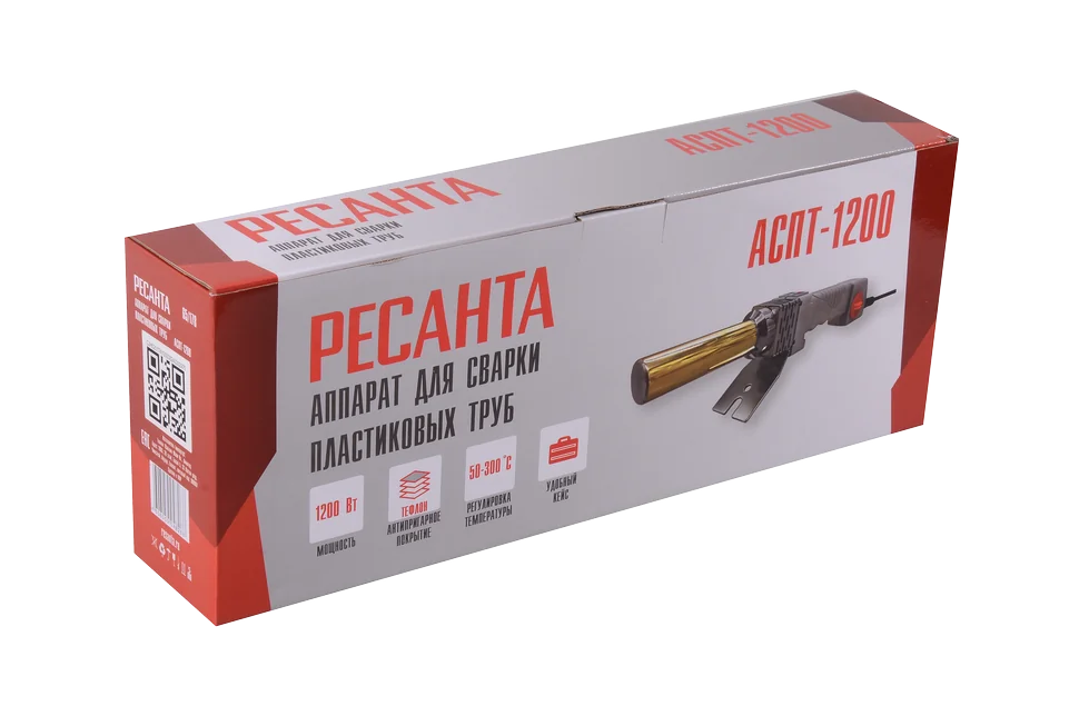 Аппарат для сварки пластиковых труб Ресанта АСПТ-1200