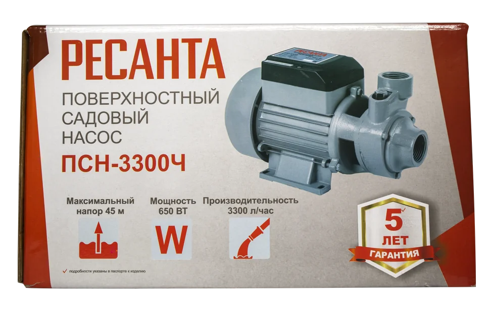 Насос поверхностный Ресанта ПСН-3300Ч