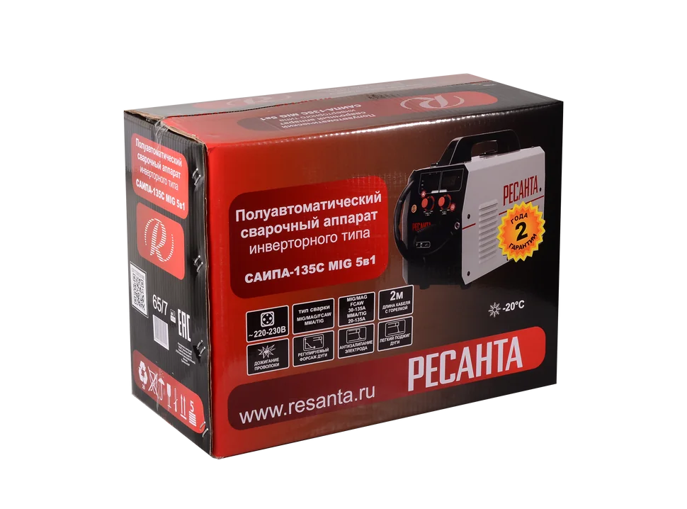 Полуавтомат сварочный Ресанта САИПА-135