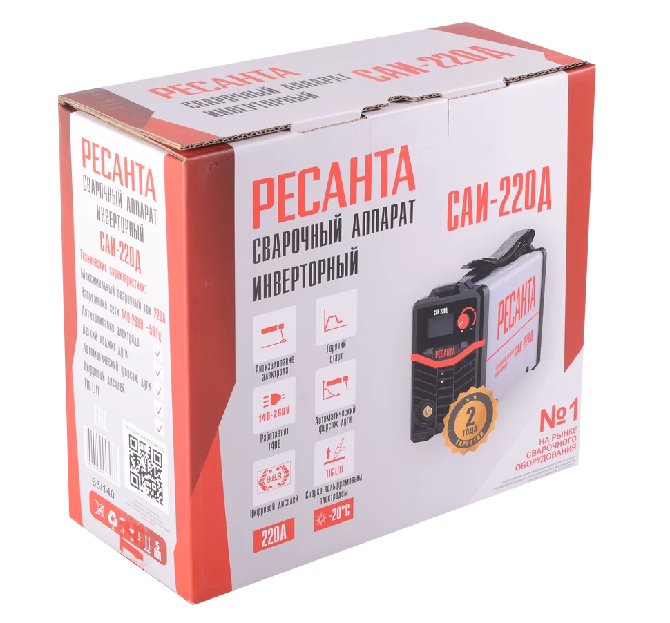 Сварочный инвертор Ресанта САИ-220Д