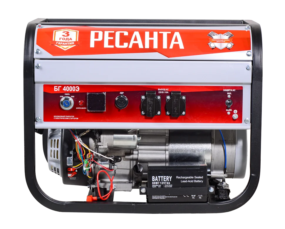 Бензиновый генератор Ресанта БГ 4000 Э