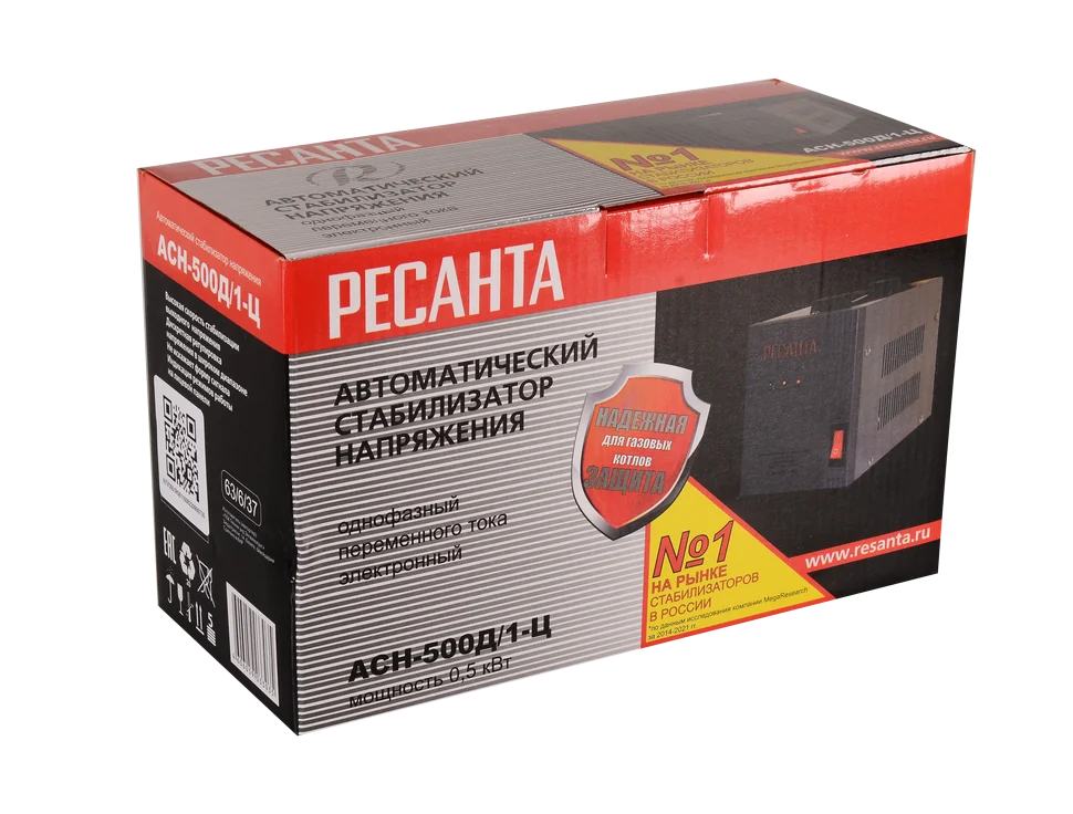 Стабилизатор напряжения Ресанта АСН- 500Д/1-Ц