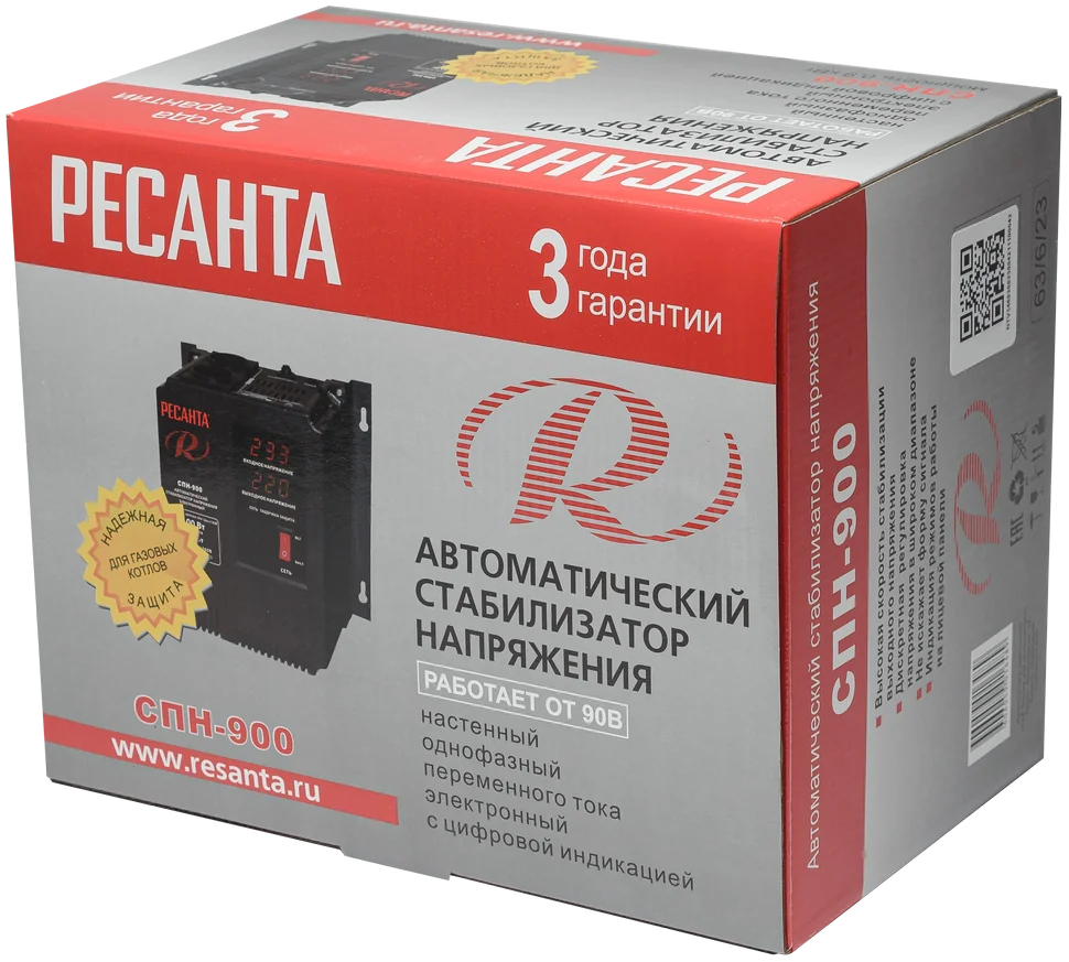 Стабилизатор напряжения Ресанта СПН-900