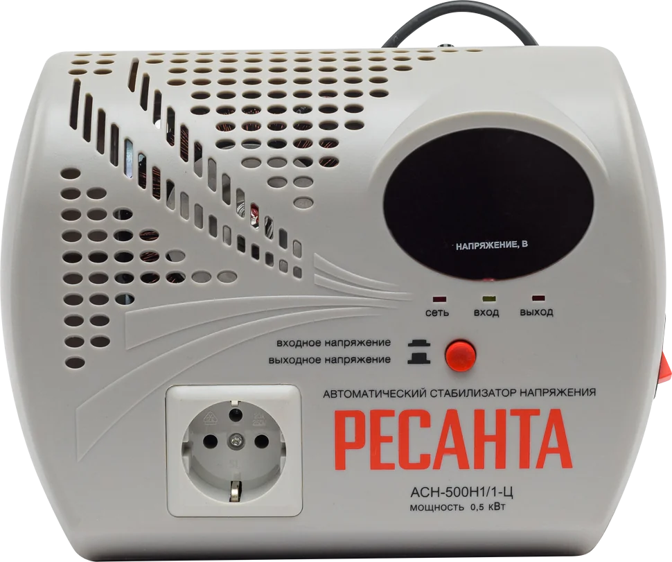 Стабилизатор напряжения Ресанта АСН - 500 Н/1-Ц